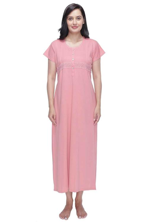 French Lime Women Coral Cotton Nighties