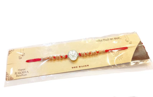 ELOISH Sleek Sterling Silver Spider Man Character Rakhi for Brother.