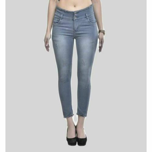 Buy Rapo Women Slim High Rise Grey Jeans Online at Best Prices in India ...
