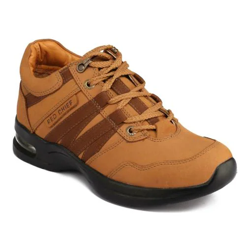 Red Chief Rust Leather Casual Shoes for Men