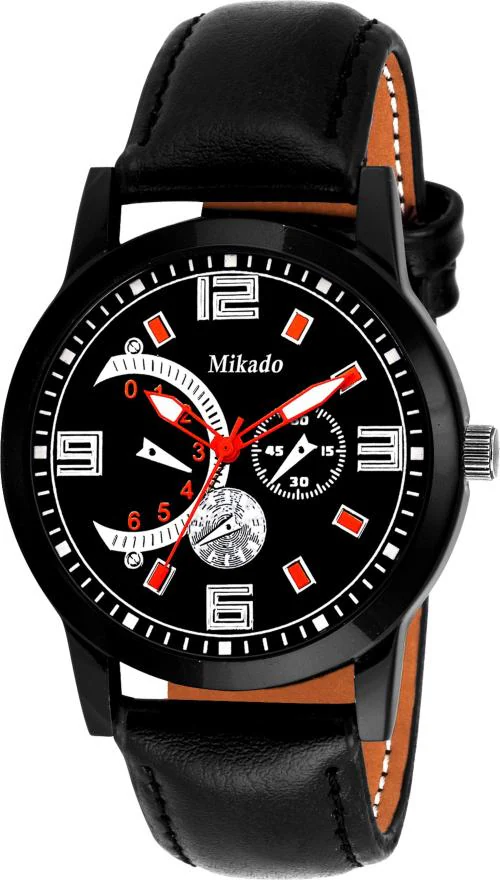 Buy Mikado Analog Black Watch For Men Online at Best Prices in India