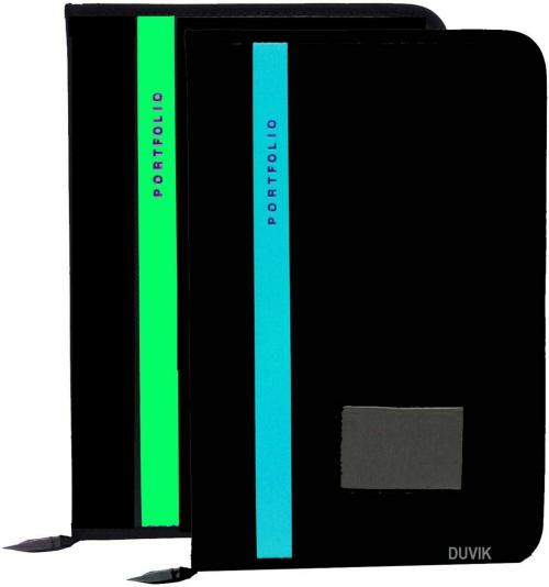 DUVIK Faux Leather file folder