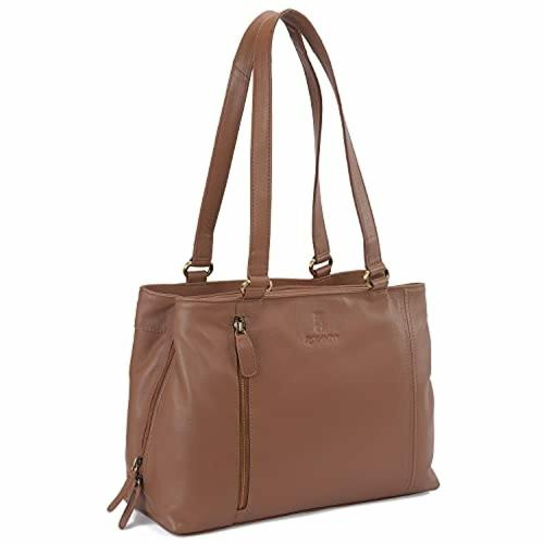 Rolando Maya Cappuccino Leather Women's Handbag (R004)