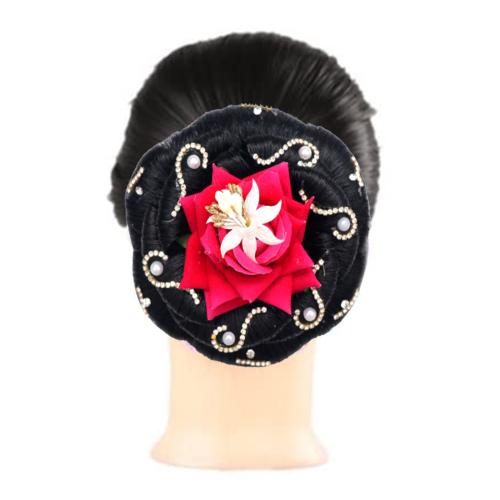 Buy Navjai Artificial Rose Flowers Juda Bun For Wedding Bridal Juda