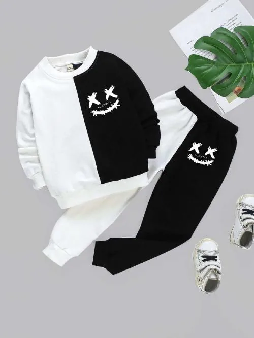 KIDIS LAND Stylish Printed Boys Winter Wear Kids Clothing Sets - (4-5 Years)