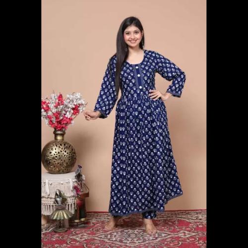 JANRAAG Women Viscose Rayon Kurta Pant Set