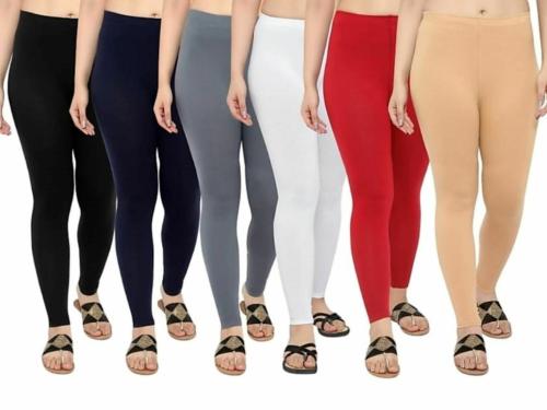 Cotton Leggings for Women's Pack of 6(SIX)
