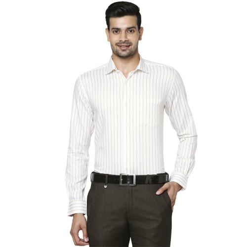 Park Avenue Men Formal Light Fawn Shirt