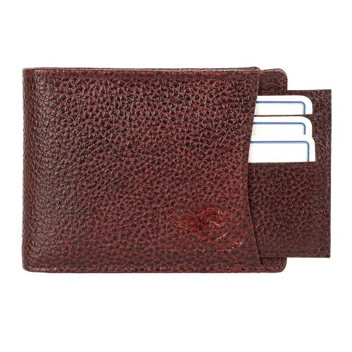 Moochief Men Brown Leather Wallet