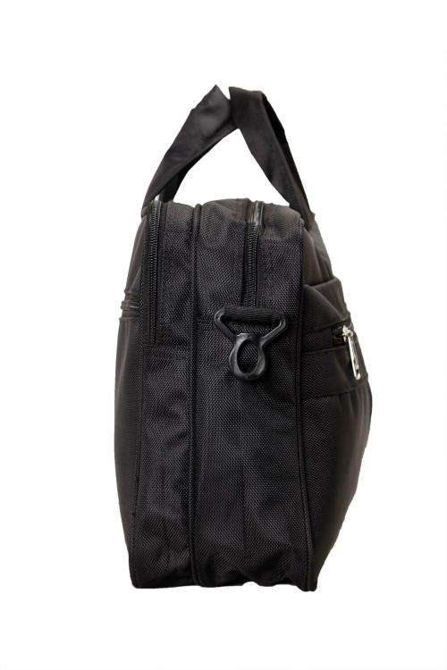 Sapphire Black Polyester Messenger Bag