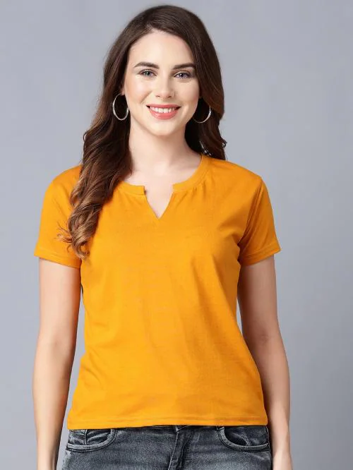 THE EG STORE PRESENT STYLISH YELLOW TOP FOR GIRLS AND WOMEN