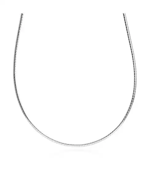 ELOISH Pure 925 Sterling Silver Snake Design Smooth Chain for Girls, Kids, Slim Women
