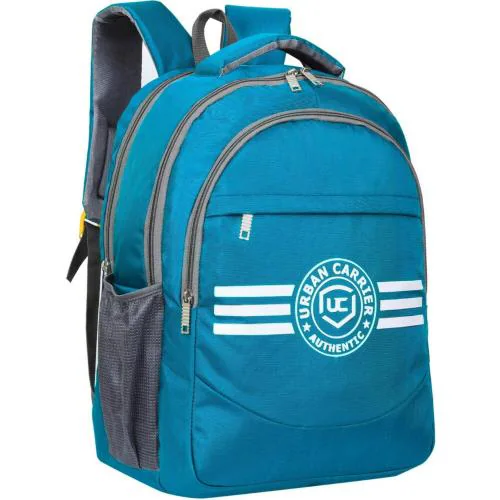 Urban Carrier Blue Polyester Laptop Backpack, 45 L|Laptop Bag|College Backpack|School Bag