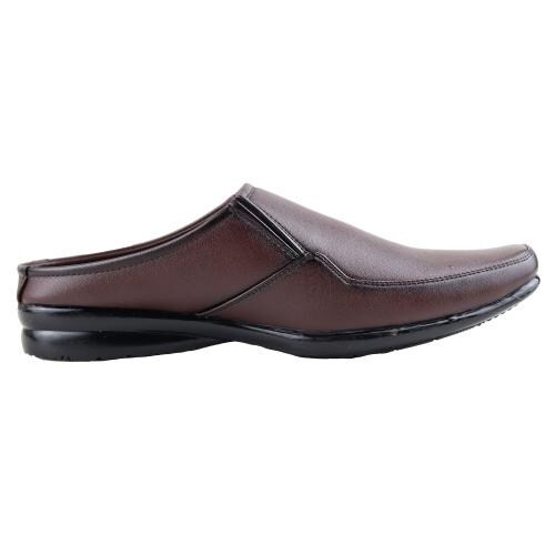HIKBI Leather Half Formal Shoes/ Casual Half Shoes/ Back Open For Men