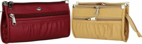 Rapid Costore Synthetic Leather Multicolor Clutch