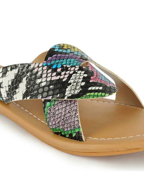 snakeskin slip ons