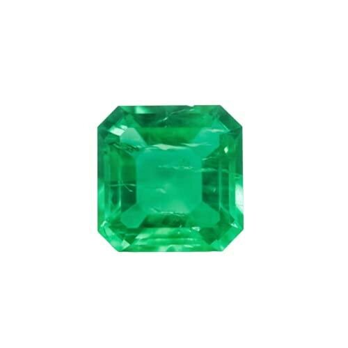 The Gallery of Gemstone 7.15 Ratti Exclusive Radiant Shape Colombian Emerald Stone