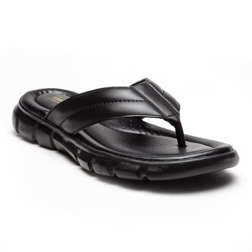 Red Tape Men Black Thong Sandal