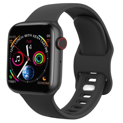 IIK Collection Black Smart Phone Wrist Watch With Bluetooth Call, Heart Rate Monitor, Fitness and Step Tracker Watch for Men, Women, Kids -Compatible with Android & iOS (IIK-SW-T500-001-Black)