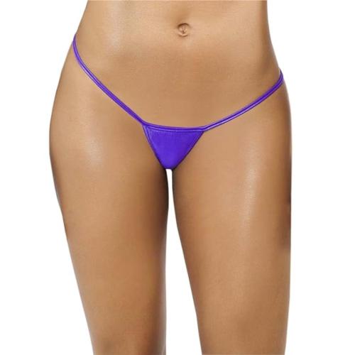 MYZA Women's Polyester Spandex Solid G Sting Thong