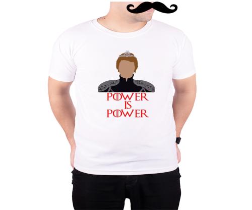 Mooch Wale Game Of Thrones Cersei Power Is Power Quote White Quick-Dri T-shirt For Men - White, S