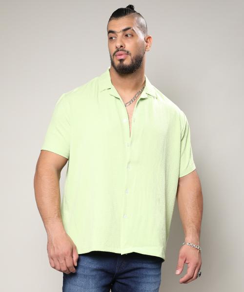 Instafab Plus Men's Creased Shirt