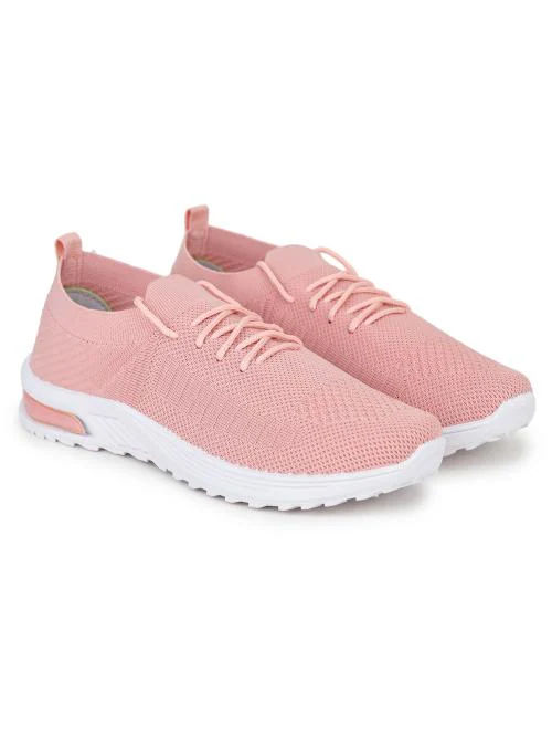 Buy Fabbmate Fashionable Peach Casual Shoe for Women, pack of 1 Online ...