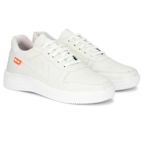 JQS Quality Classic Casual White Sneaker Shoes for Men
