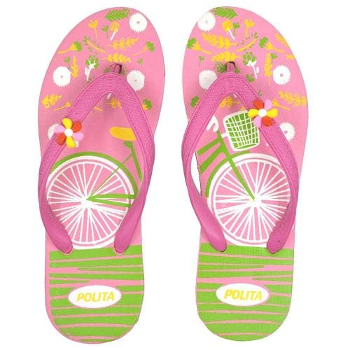 Polita Women Pink Flip Flops Slipper (6 Uk)