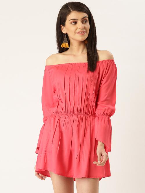 Qsymia Qsymia Women Gajari Off Shoulder dress (UAD13-M)
