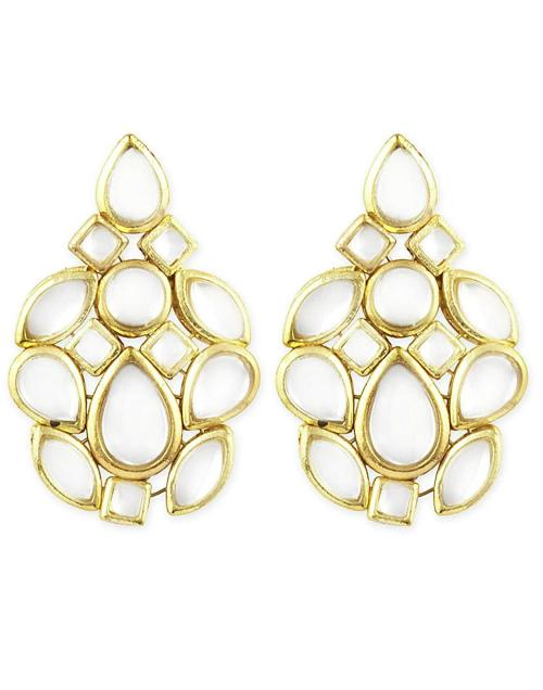 Karatcart Brass Dazzling Kundan Dangle Earrings For Women JioMart