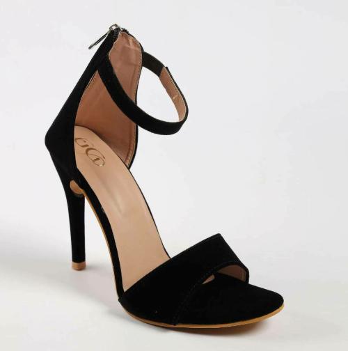 UUNDA Fashion Women Heeled Sandal (Black)