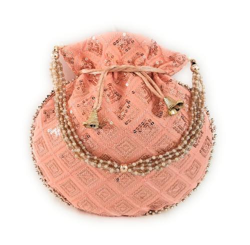 Unique Fashion Sequence Work Potli Bag For Womens & Girls