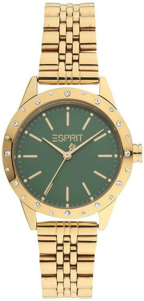Esprit Analog Green Watch For Women (Es1L302M0075)