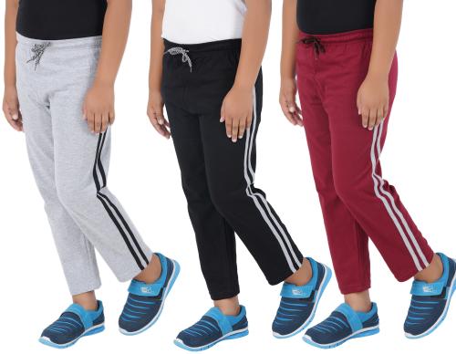 SAN TEE Track Pant For Boys (Multicolor, Pack of 3)(8-9years)