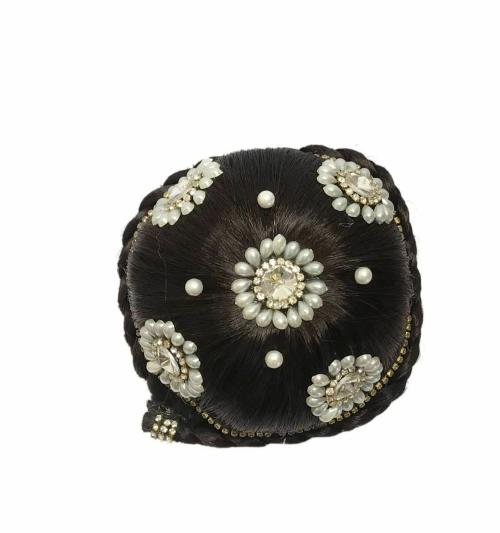 Buy GADINFASHION Multicolor Synthetic Womens Stone Work Hair Bun