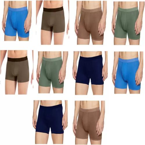Go Smart Underwear for Men | Men's Premium Comfortable Cotton Underwear for Men| 100% Comfortable combo pack of 10 - small