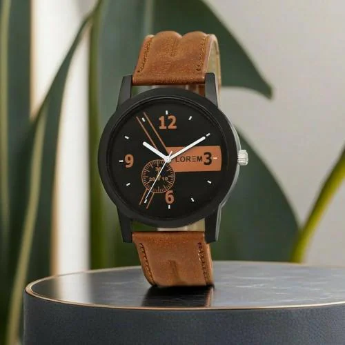 LOREM Multicolor Simple Look Analog Watch For Men LR01