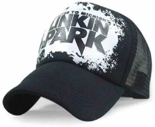 ALAMOS Unisex Black Linkin Park Baseball Cap (Free Size)