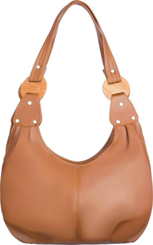 Perfect Leather Tan Shoulder Bag For Women