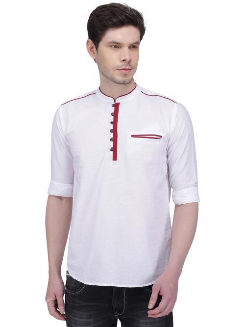 Kuons Avenue Men's Linen Cotton Casual Kurta