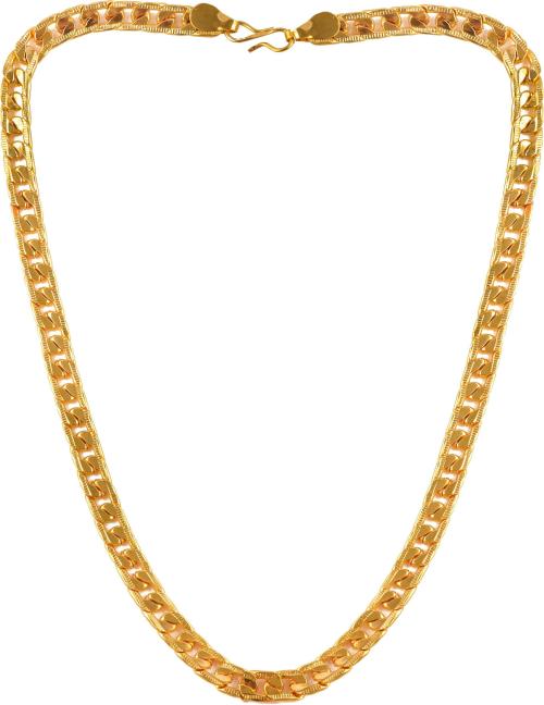 Buy Brado Jewellery Gold Plated Alloy, Stainless Steel Gold Chain for