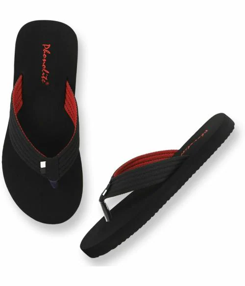 Phonolite Black Stylish & Trendy Slippers for Men