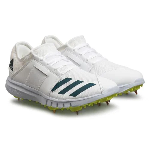 Adidas Men Howzat Spike 20 White Cricket Shoes