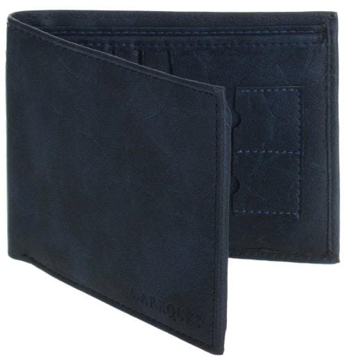Markques Aristocrat Blue Leather Men Wallet AST-4405
