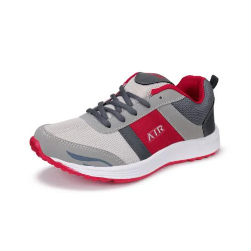 Blue Chief Grey Red Sport Shoes For Mens