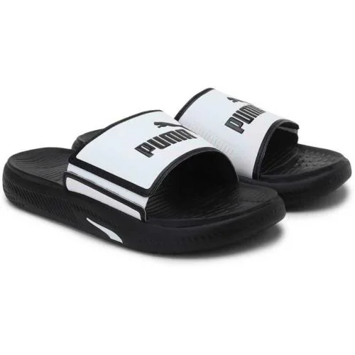 Puma Men's Softride Slide White/Black