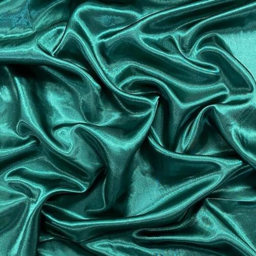 BINI Bottle Green Liquid Diamond Satin Fabric Material, Use for Gown, Decoration, Pillow Cover, Scrunchies Ect. 44/45