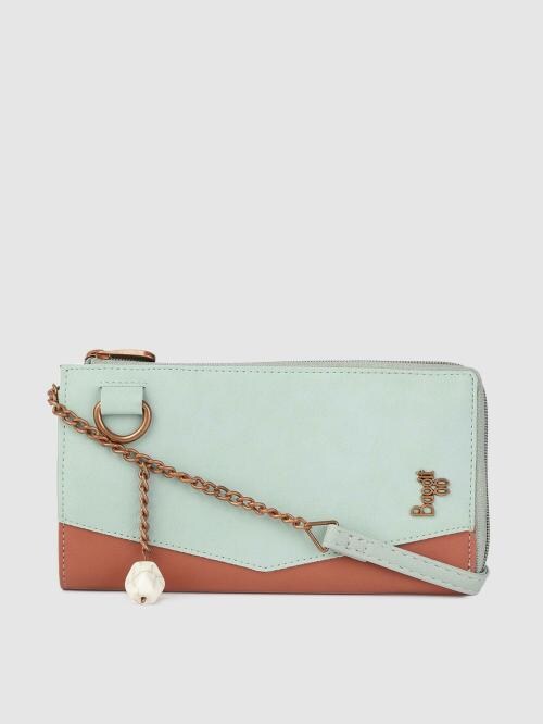 Baggit Women Mist Blue Wallets
