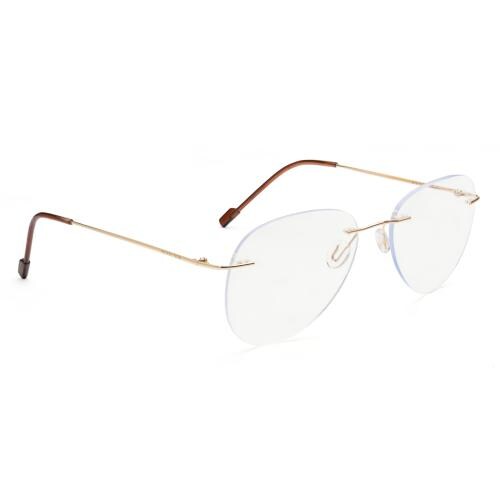 Royal Son Rimless Aviator Spectacle Frame For Men And Women
